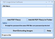 PDF Image Extract Software screenshot